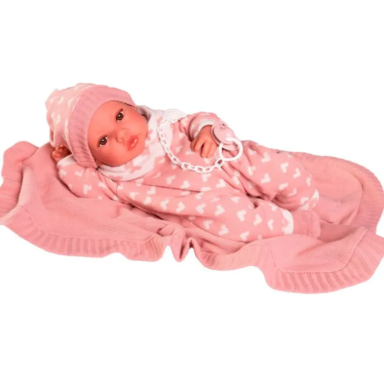 Muñeca Bebé Recién Nacida Erika Toquilla