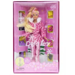 Muñeca Fashion Chaqueta Rayas Rosa