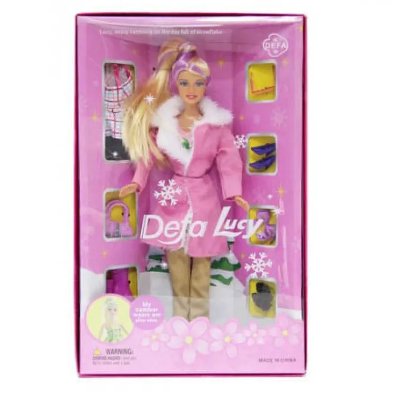 Muñeca Fashion Chaqueta Rosa