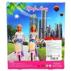 Muñeca Fashion con Bicicleta Surtida