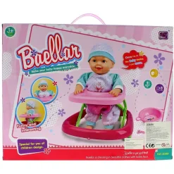 Muñeco Bebé con Andador Color Surtido