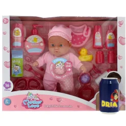 Muñeco Bebé con Sonido Rosa