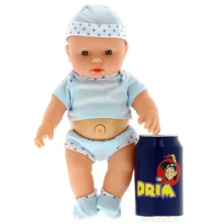 Muñeco con Complementos Azul