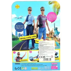 Muñeco Rosa con Complementos