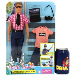 Muñeco Rosa con Complementos