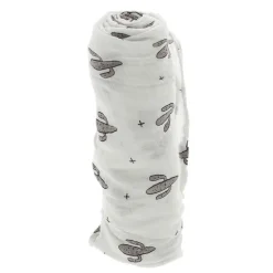 Muselina Bambú 120x120 cm Cactus Gris