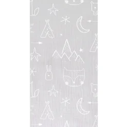 Muselina Bambú 120x120 cm Tipi Blanco