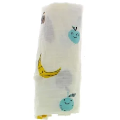 Muselina de Bambú 120x120 Fruits