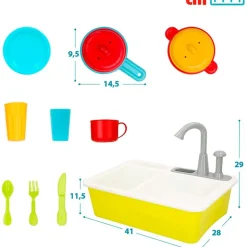 My Home Colors Fregadero con Accesorios Infantil
