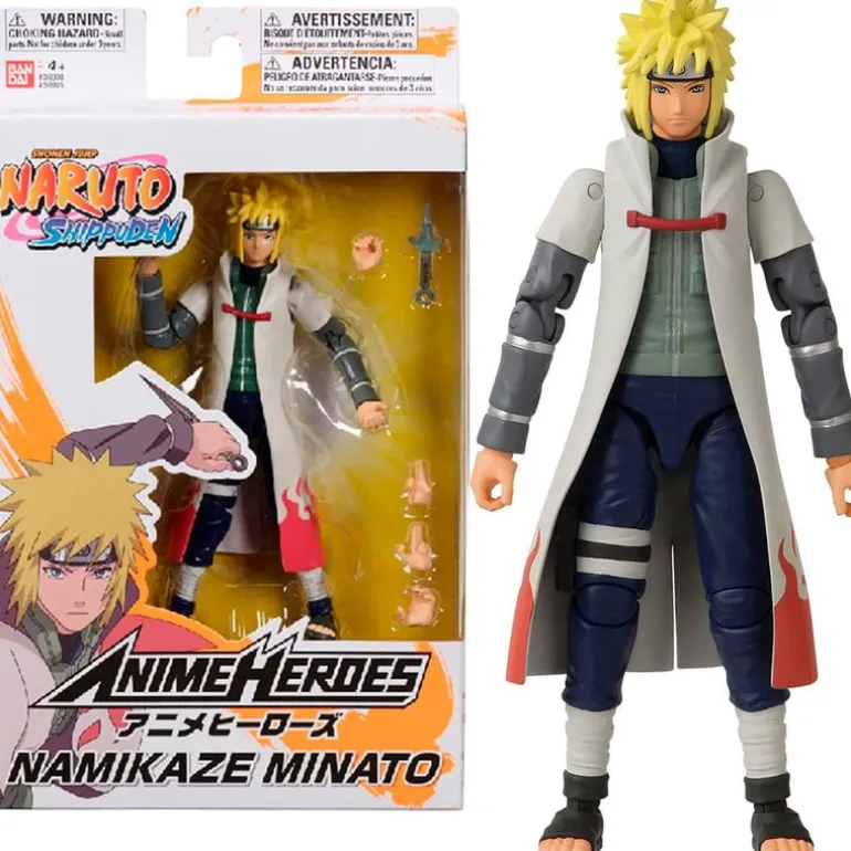 Naruto Shippuden Anime Heroes Figura Minato