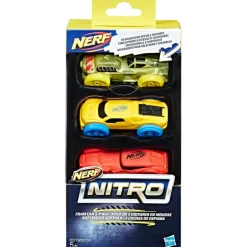 Nerf Nitro 3 Coches Espuma Surtidos