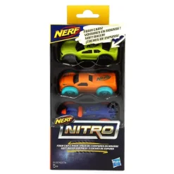 Nerf Nitro 3 Coches Espuma Surtidos