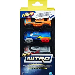 Nerf Nitro 3 Coches Espuma Surtidos