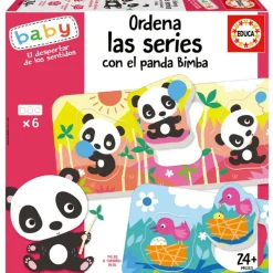 Ordena las Series con el Oso Panda Bimba