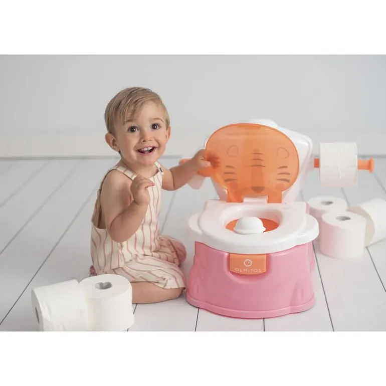 Orinal WC Funny Tiger Rosa