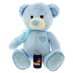 Oso Peluche 50 cm Azul