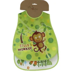 Pack 2 baberos Peva Horse/ Monkey