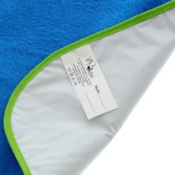 Pack 2 Baberos rizo con goma cuello Azul y Gris