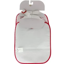 Pack 2 Baberos rizo con goma ajustable Rosa/Lila