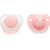 Pack 2 chupetes de 0-6m Rosa