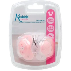 Pack 2 chupetes de 0-6m Rosa