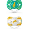 Pack 2 chupetes 0-6m Jungle Verde
