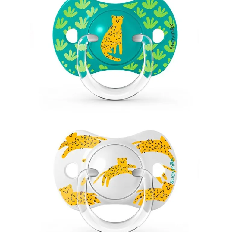 Pack 2 chupetes 6-18m Jungle Verde