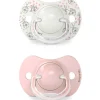 Pack 2 chupetes 0-6M Walk Rosa