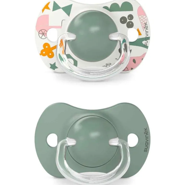 Pack 2 chupetes +18M Walk Verde