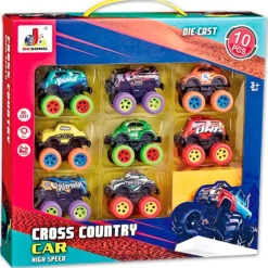 Pack 10 Coches Monster