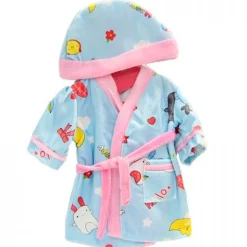 Pack Albornoz con Gorrito Muñeco Bebé