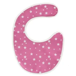 Pack baberos Flamencos y estrellitas rosa