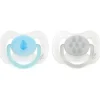 Pack de 2 chupetes ortodónticos Azul y Gris 6-18 meses