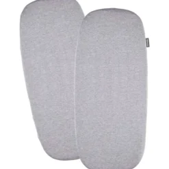 Pack de 2 sabanas bajeras para Capazo Gris