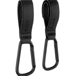 Pack de 2 unidades Mini Mosquetones Negro