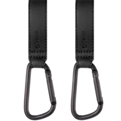 Pack de 2 unidades Mini Mosquetones Negro