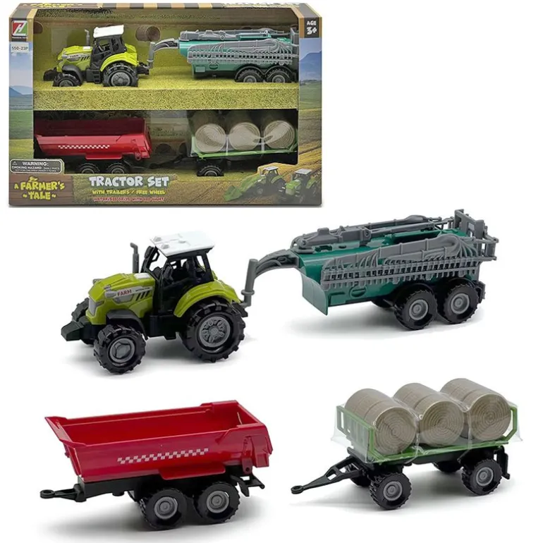 Pack Tractor con Remolque y Sonido