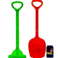 Pala Roja y Rastrillo Verde