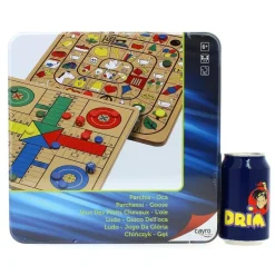 Parchís y Oca en Caja de Metal