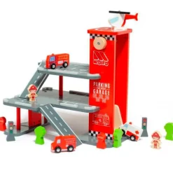 Parking de Madera Infantil Emergencias