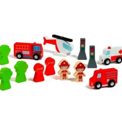 Parking de Madera Infantil Emergencias