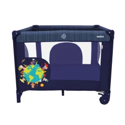 Parque bebé cuadrado Azul marino
