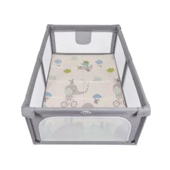 Parque bebé XL + Alfombra 180*120cm Elefante /Oso