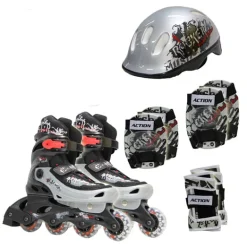 Patines en Línea con Protecciones T 39-42