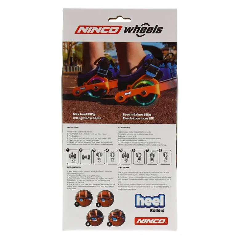 Patinetes Heels Rollers Naranja