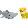 Patrulla Canina Aqua Pups Figura Rubble + Tiburón