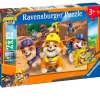 Patrulla Canina Equipo Rubble Puzzle 2x12 Piezas