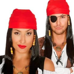 Peluca con Pañuelo Pirata