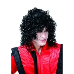 Peluca Rizada Oscura