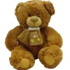 Peluche Oso Con Bufanda Marrón Oscuro 33cm